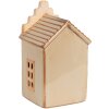 Clayre & Eef 6CE1843 Dekorácia Domček s LED diódou 6x6x11 cm
