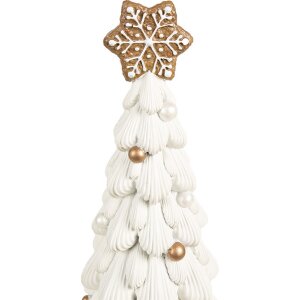 Clayre & Eef 6PR4246 Dekorácia vianočný stromček Ø 13x26 cm
