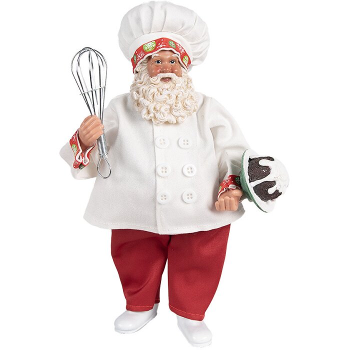 Clayre & Eef 65584 Dekorácia Father Christmas 17x11x27 cm