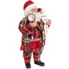 Clayre & Eef 65586 Dekorácia Father Christmas 16x10x27 cm