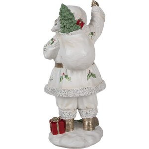 Clayre & Eef 6PR4296 Dekorácia Father Christmas 14x16x31 cm