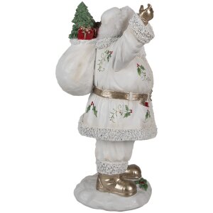 Clayre & Eef 6PR4296 Dekorácia Father Christmas 14x16x31 cm