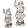Clayre & Eef 6PR4296 Dekorácia Father Christmas 14x16x31 cm