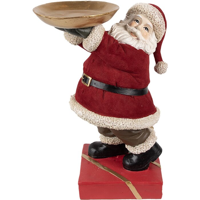 Clayre & Eef 6PR4300 Dekorácia Father Christmas 17x13x26 cm