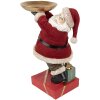 Clayre & Eef 6PR4300 Dekorácia Father Christmas 17x13x26 cm