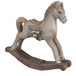 Clayre & Eef 6PR4170 Dekorácia Hojdací kôň 17x5x16 cm