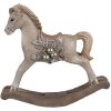 Clayre & Eef 6PR4170 Dekorácia Hojdací kôň 17x5x16 cm