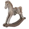 Clayre & Eef 6PR4170 Dekorácia Hojdací kôň 17x5x16 cm