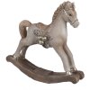Clayre & Eef 6PR4170 Dekorácia Hojdací kôň 17x5x16 cm