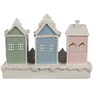 Clayre & Eef 6PR4204 Dekorácia Domček 13x4x10 cm