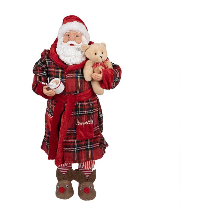 Clayre & Eef 65627 Dekorácia Father Christmas 27x13x50 cm