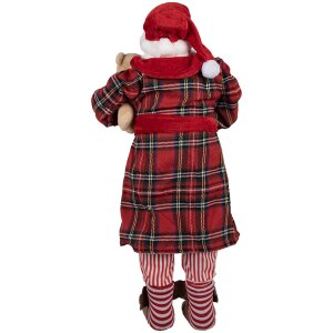Clayre & Eef 65627 Dekorácia Father Christmas 27x13x50 cm