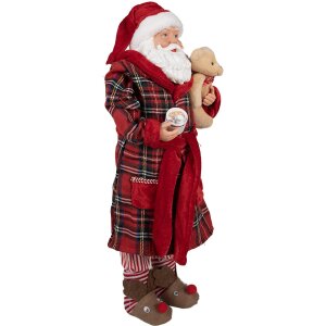 Clayre & Eef 65627 Dekorácia Father Christmas 27x13x50 cm