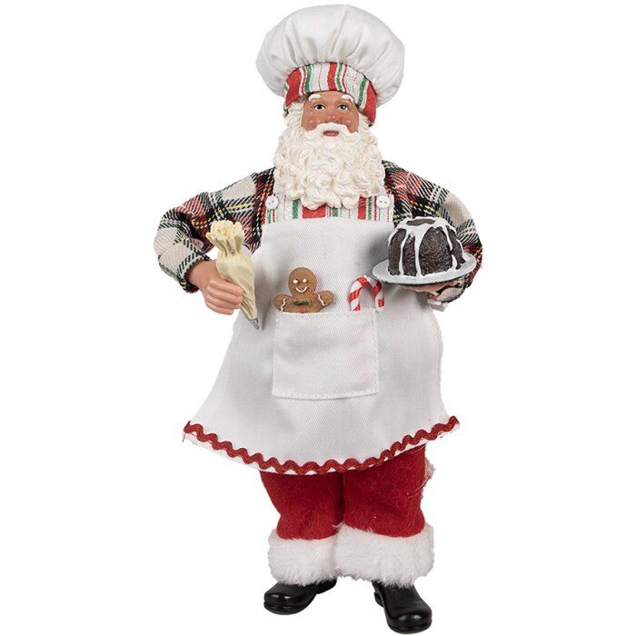 Clayre & Eef 65629 Dekorácia Father Christmas 16x9x28 cm