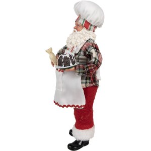 Clayre & Eef 65629 Dekorácia Father Christmas 16x9x28 cm