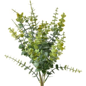 Clayre & Eef 6PL0296 Dekoratívna vetva zelená 12x12x46 cm Plast