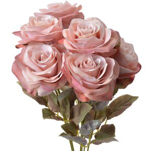 Clayre & Eef 6PL0309 Umelý kvet Rose Pink...