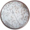 Clayre & Eef 52S315 Zrkadlo medenej farby Ø 61x3 cm okrúhle v antickom štýle