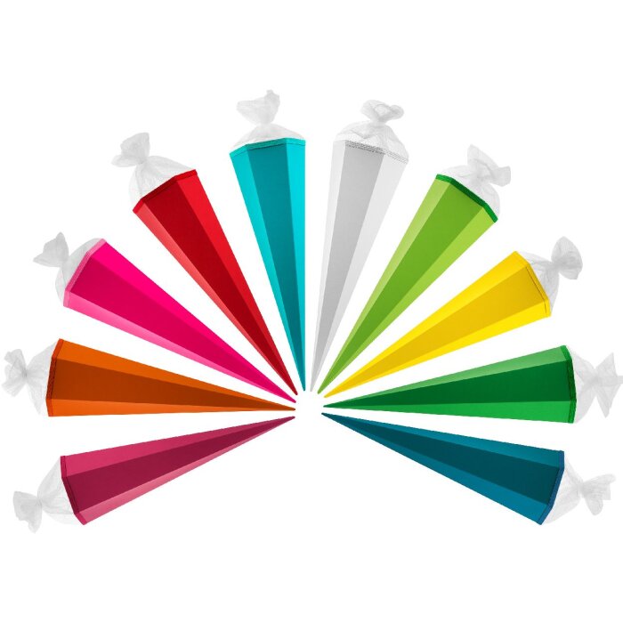 Goldbuch craft školská taška 85 cm šesťhranná s tylovým uzáverom rôzne farby