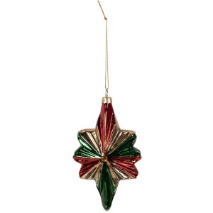 Clayre & Eef 6GL4609 Vianočné ozdoby na...