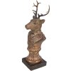 Clayre & Eef 6PR4281 Dekorácia jeleň 10x8x25 cm