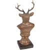 Clayre & Eef 6PR4281 Dekorácia jeleň 10x8x25 cm