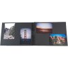 Exacompta špirálový fotoalbum MILANO 32x22 cm 50 čiernych strán sivá