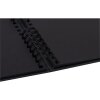Exacompta Néo Déco Fotoalbum Schwarz Spiralbindung 50 schwarze Seiten 30x30 cm