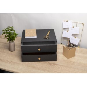 Exacompta Box 2 zásuvky OfficeByMe čierna