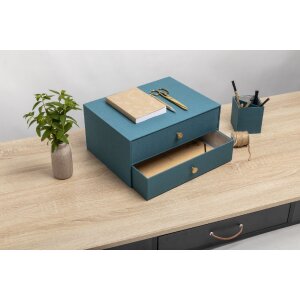Exacompta Box 2 zásuvky OfficeByMe Blue