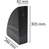 Exacompta 182014D Spisový obal MAG-CUBE ECOBlack Čierny plast A4+
