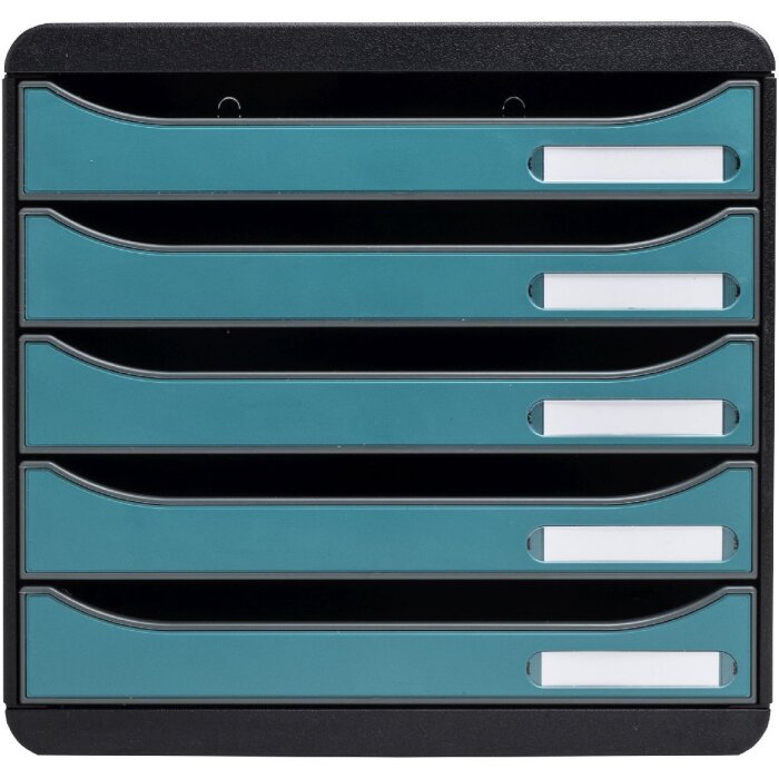 Exacompta 30934D Big Box zásuvkový box 5 zásuviek Skandi pacific blue A4+