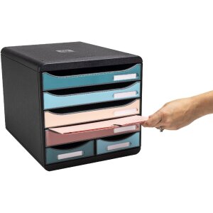 Exacompta 312606D Big Box Maxi zásuvkový box 6 zásuviek Scandi farby rôzne