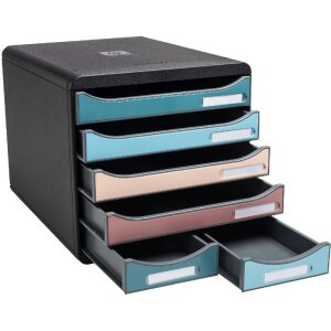 Exacompta 312606D Big Box Maxi zásuvkový box 6 zásuviek Scandi farby rôzne