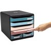 Exacompta 312606D Big Box Maxi zásuvkový box 6 zásuviek Scandi farby rôzne