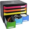 Iderama 306798D STOREBOX zásuvkový box 6 otvorených zásuviek dúha