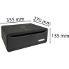 TOOLBOX 317714D Úložný modul 1 zásuvka čierna