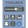 TOOLBOX 317714D Úložný modul 1 zásuvka čierna