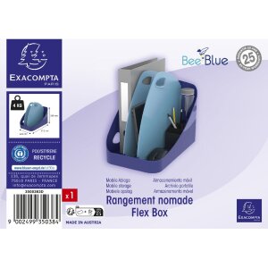 Exacompta 3500383D FLEX BOX Bee Blue Námornícka modrá Svetlomodrá