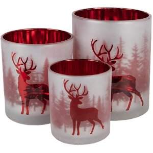 Clayre & Eef 6GL4665 Sada 3 držiakov na čajové...