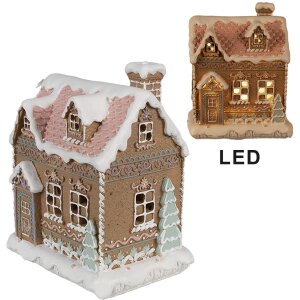 Clayre & Eef 6PR4317 Dekoračný domček s LED...