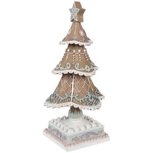 Clayre & Eef 6PR4320 Dekorácia vianočný stromček 12x12x25 cm