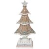 Clayre & Eef 6PR4320 Dekorácia vianočný stromček 12x12x25 cm