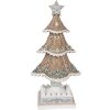 Clayre & Eef 6PR4320 Dekorácia vianočný stromček 12x12x25 cm