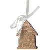 Clayre & Eef 6PR4322 Dekorácia prívesok domček 6x1x8 cm