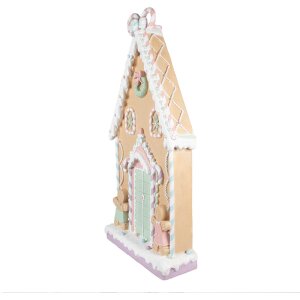 Clayre & Eef 5PR0137 Dekorácia Domček 50x15x93 cm