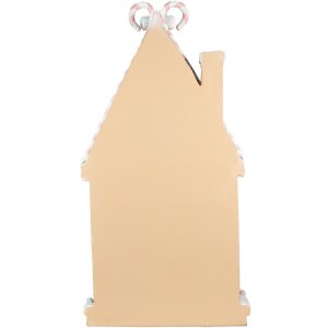Clayre & Eef 5PR0137 Dekorácia Domček 50x15x93 cm