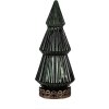 Clayre & Eef 6GL4573GR Vianočný stromček s LED Ø 13x23 cm / 2xAAA