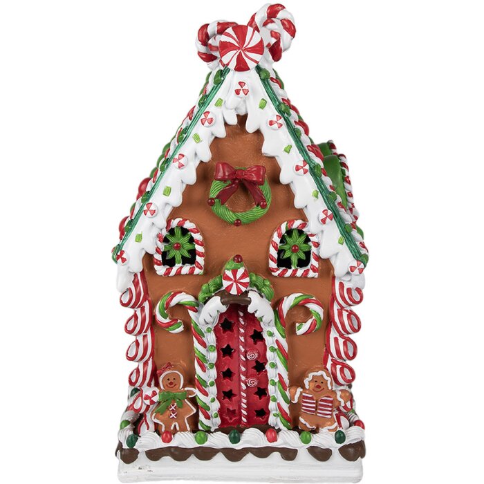 Clayre & Eef 6PR4252 Dekorácia Domček 20x20x37 cm