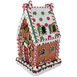 Clayre & Eef 6PR4252 Dekorácia Domček 20x20x37 cm
